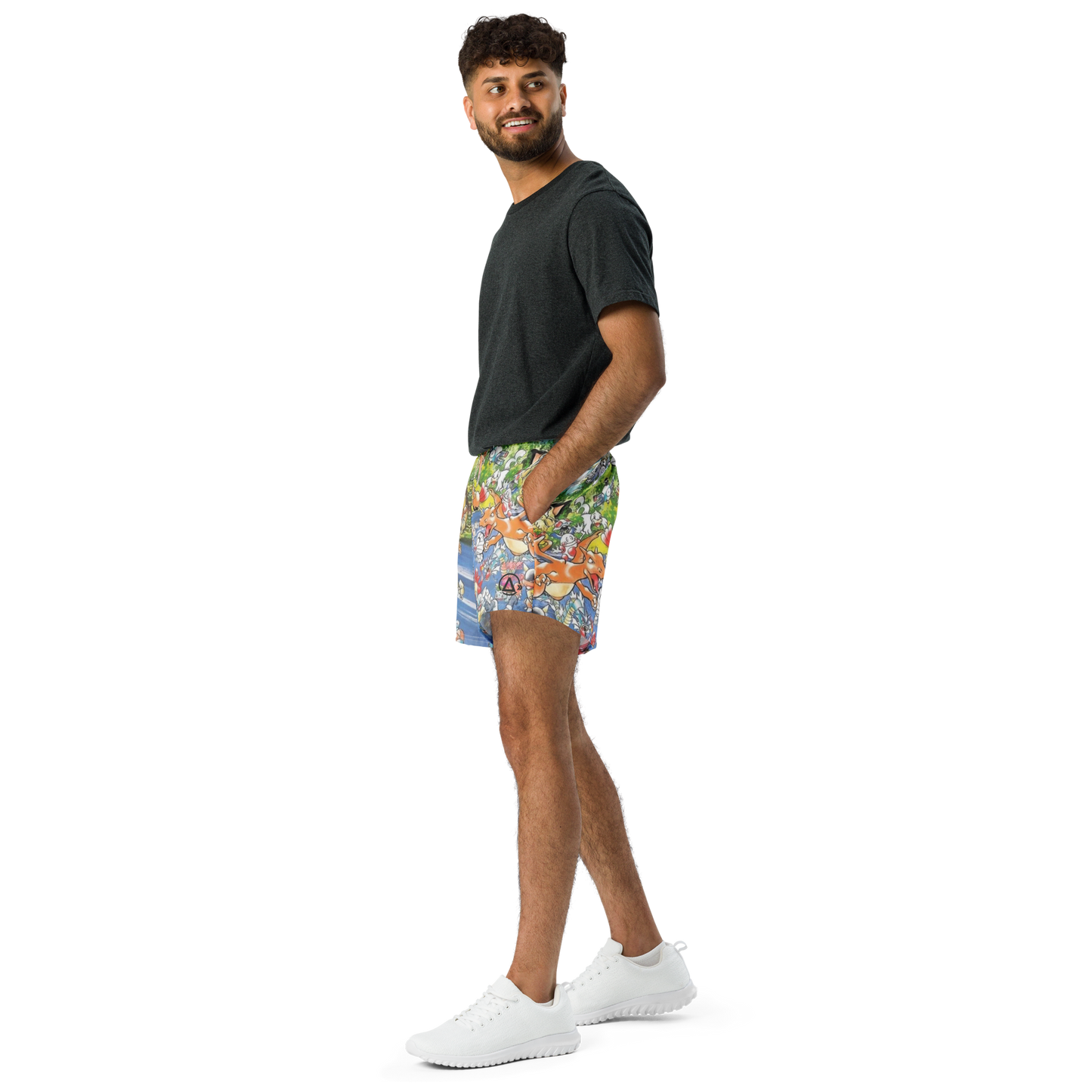 5' Mens Athletic Shorts (Pokemon)