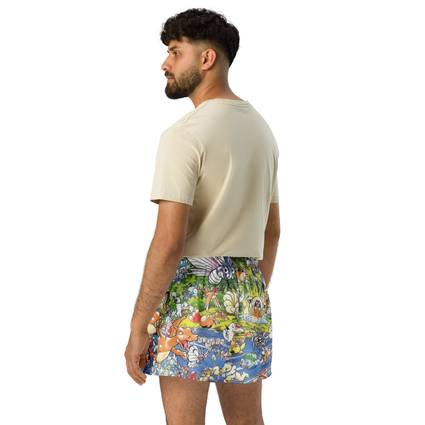5' Mens Athletic Shorts (Pokemon)